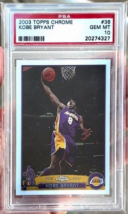 2003 Topps Chrome Kobe Bryant #36 PSA 10