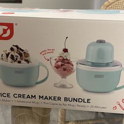 Dash my mug, ice cream maker bundle
