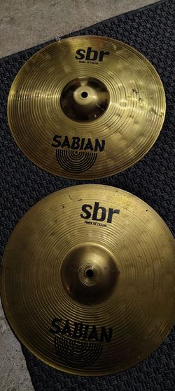 Used cymbals Sabian 13" SBR hi hats