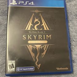 Skyrim The Elder Scrolls V Anniversary Edition PS4 Game
