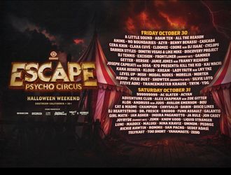 Escape Psycho Circus Halloween Festival Poster