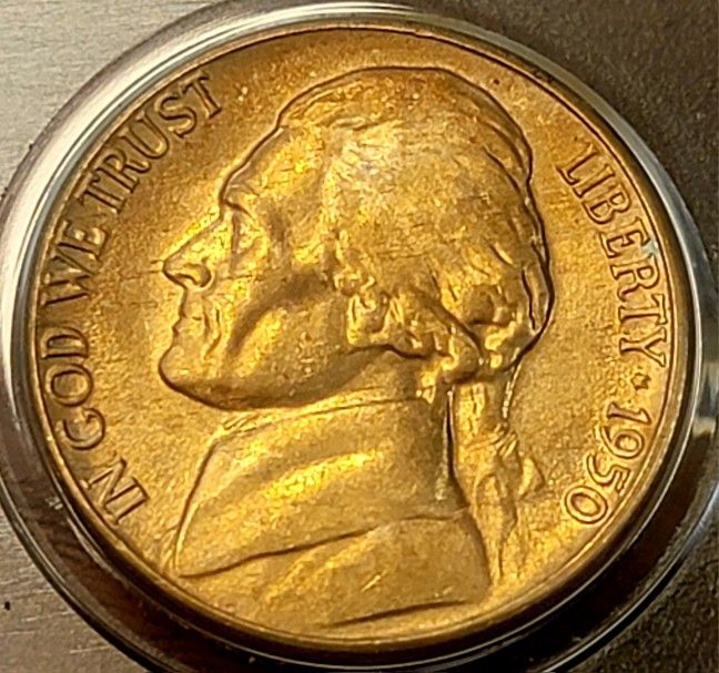 1950 D Jefferson Nickel - Full Steps - Key Date