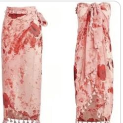 Peter Som, Floral sarong , Pink 
