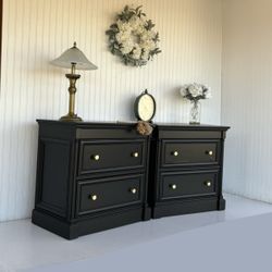 Large Nightstands - Bedroom Set - Dresser Set - Night Stand Set - Side Tables 