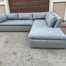 West Elm Shelter Sectional Couch - Free Delivery!