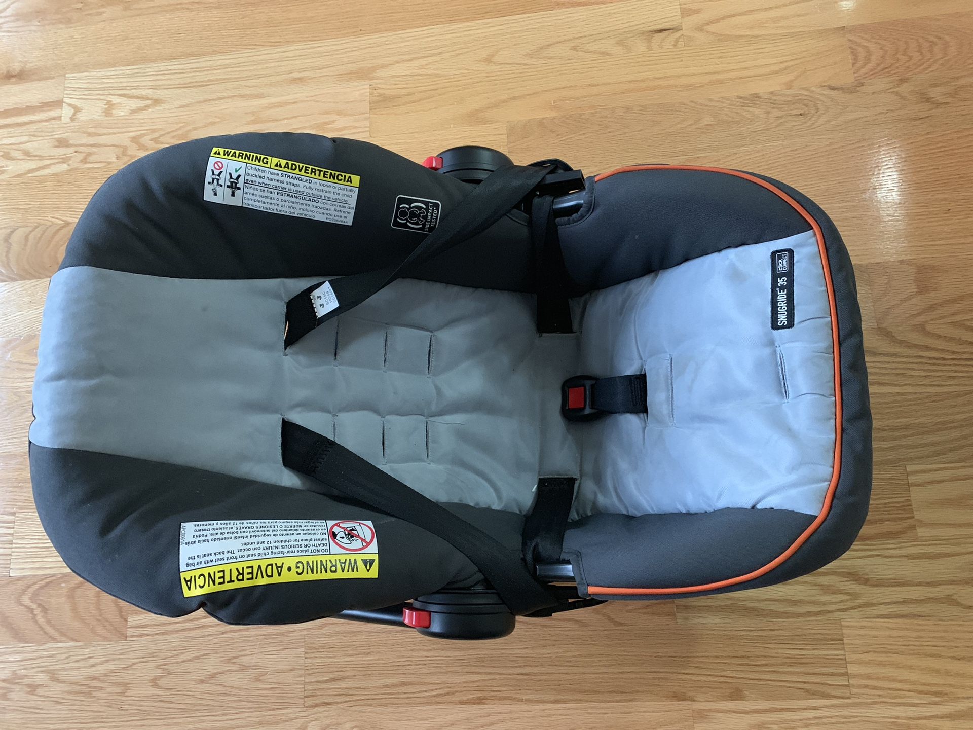 Graco infant car seat with free crib mattress