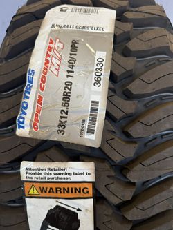 33x12.50x20 Toyo M/T On Sale