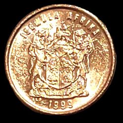 1999 South Africa 1 Cent Coin
