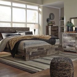 Multi-Tone Queen Bedroom - With Footboard Drawers