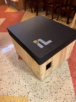 Wooden Plyo Box with Padded Top