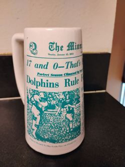 Miami dolphins vintage undefeated season