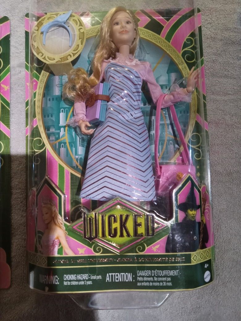 Wicked  Barbie University Glinda doll 12.75"