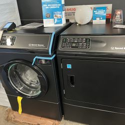 Speed Queen FF7 And DF7 Washer And Dryer In Matte Black 🐇🌼 ⚠️Call For Price⚠️