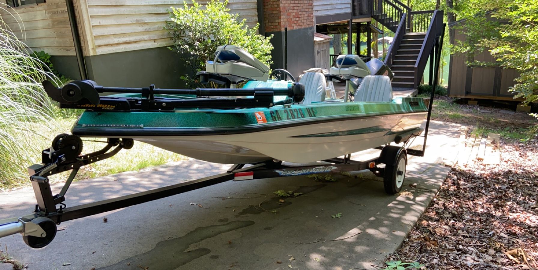 50hp 15.5ft bass boat