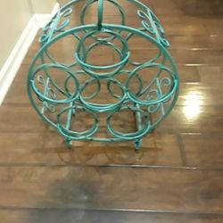 METAL WINE RACK 6 BOTTLES