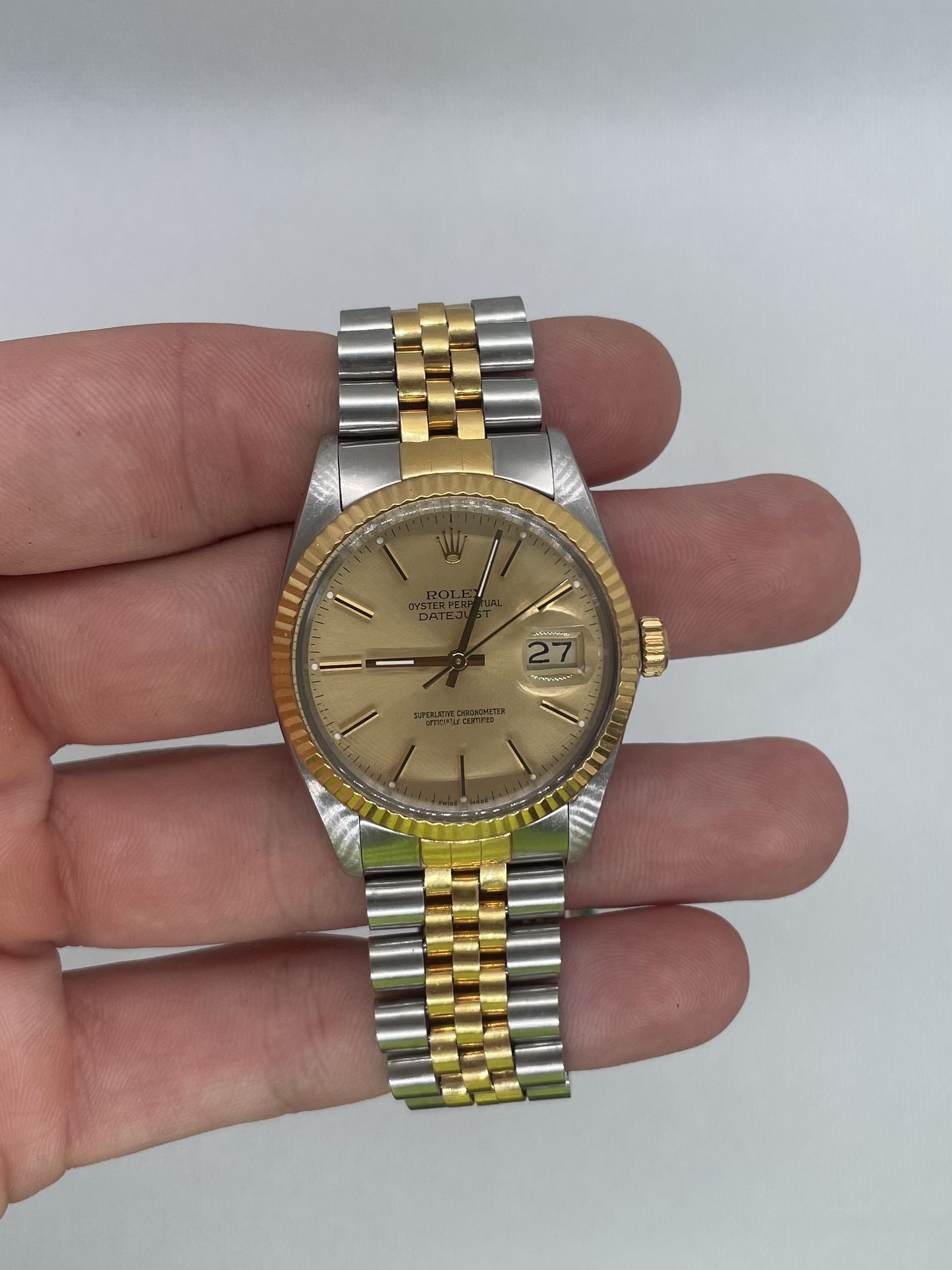 Rolex DateJust 16013 Papers