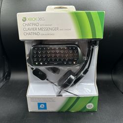New* XBOX 360 Chatpad With Headset Microsoft Keypad For Controller