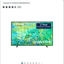 85 Inch Samsung Tv 