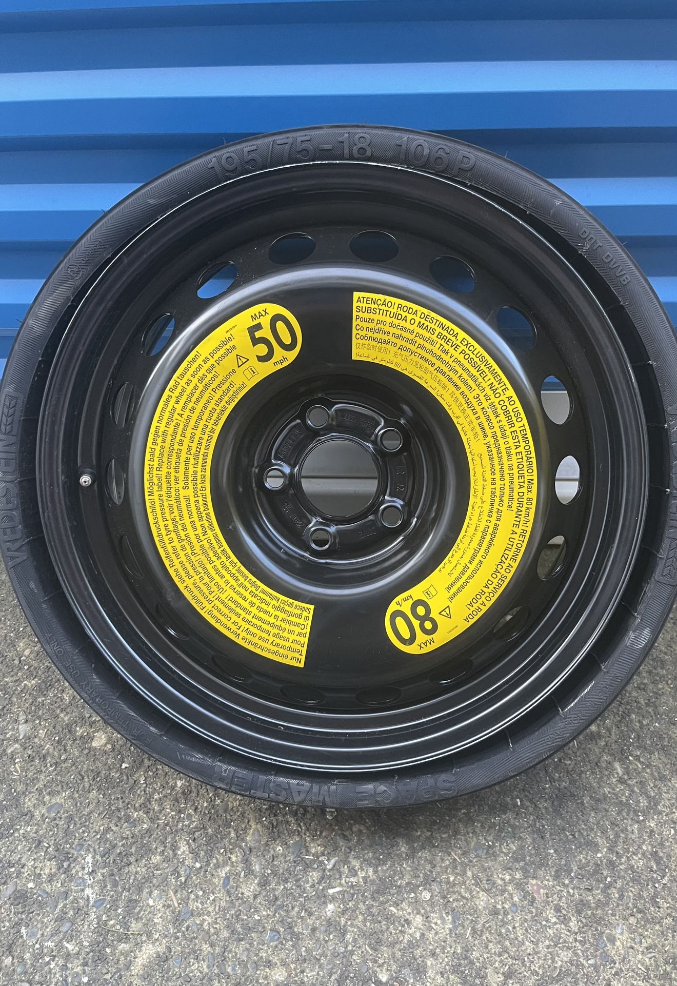 Audi 2016 Q5 Spare Tire