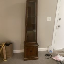 Tall Glass Paneled Cabinets With Show Lights