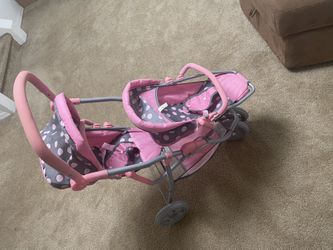 Doll Double  Stroller 