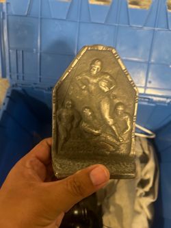 1920s antique figural football book ends