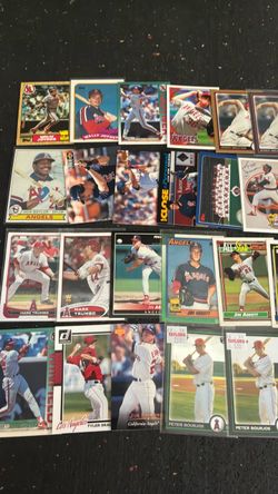California/LA Angels Baseball Card Lot