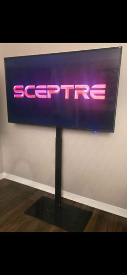 Sceptre 4K LED 55" TV  w/ Fire TV Stick & Hands Free Alexa Remote and Full Size Stand $60
