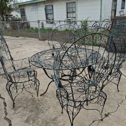 SPANISH PATIO SET (AS IS)