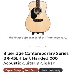 Blueridge  Left Handed  Acoustic Guitar 