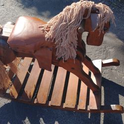 Vintage Children's Rocking Horse 