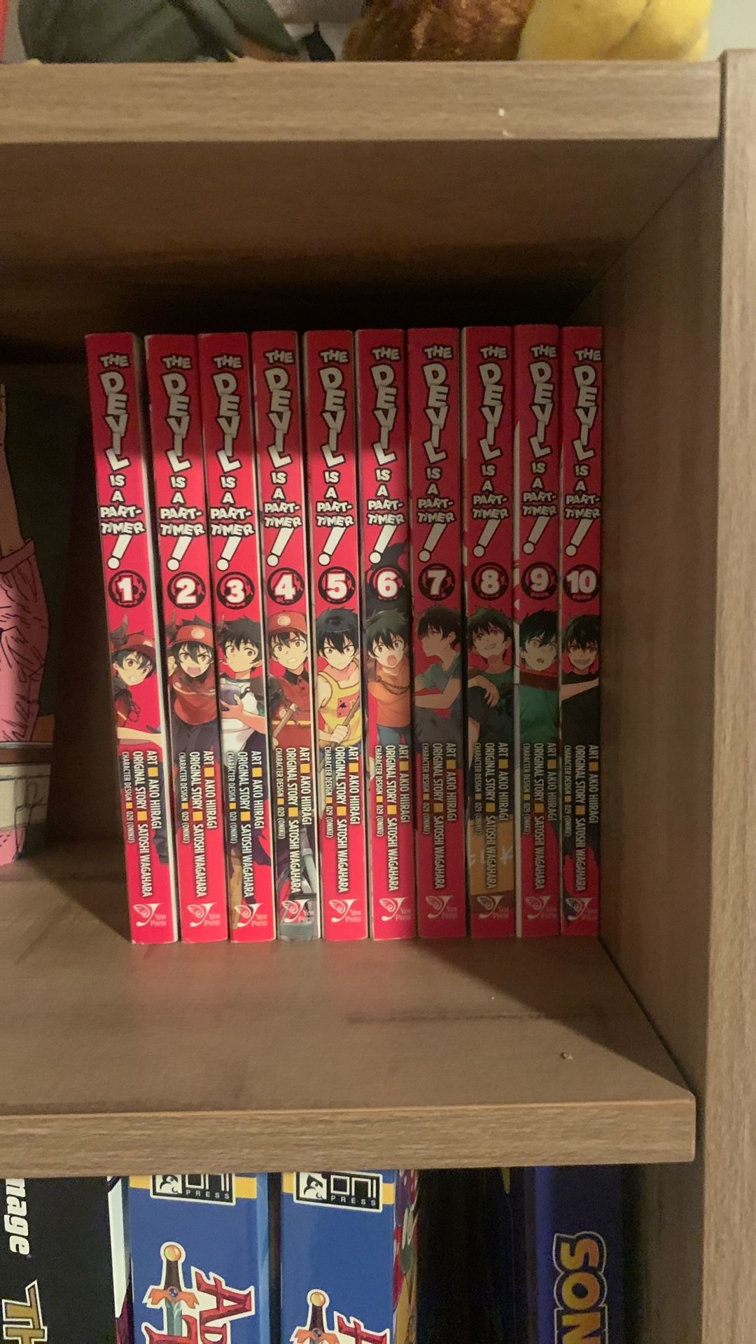 The devil is a part-timer manga 1-10