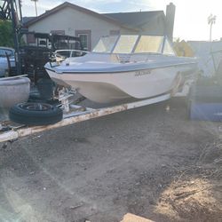 1970 Boat With Trailer 