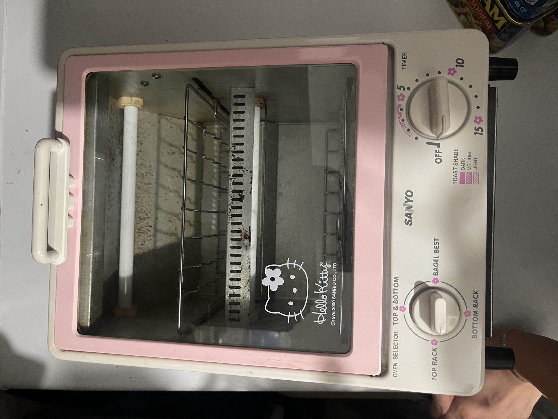 Hello Kitty SANRIO Oven Toaster SANYO Pink Bagel Best Rare