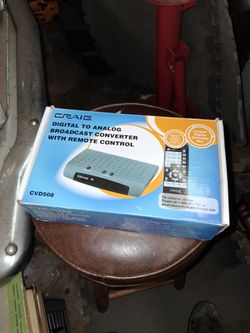 Digital over the air signal to Analog converter boxes