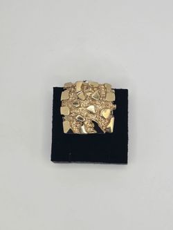 10KT Nugget Ring