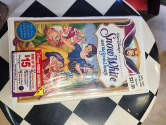 Snow White vhs tape never opened