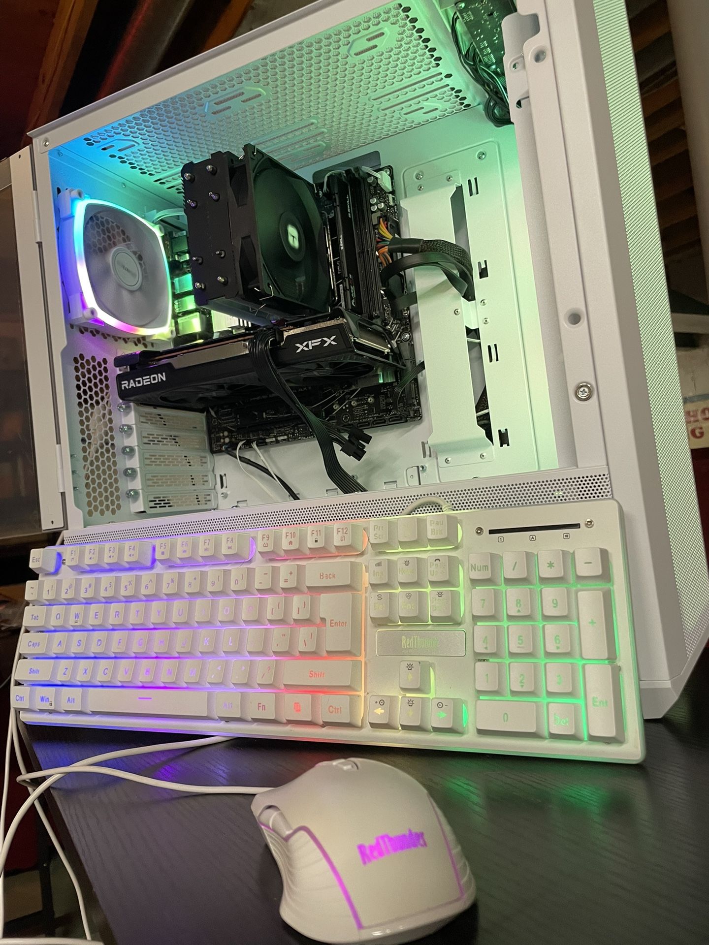 All Around PC And RGB Keyboard And Mouse