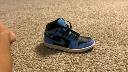 Jordan 1 Blue Black Size 7.5 No Box 