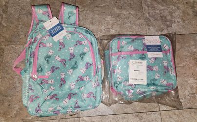 Kinsho toddler backpack and matching lunchbag with ice pack new