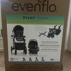EVENFLO PIVOT TROOP INFANT STROLLER 