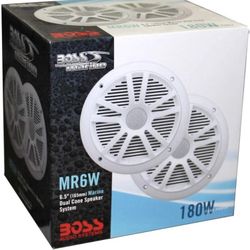 BOSS AUDIO MARINE BOAT SPEAKERS MR6W