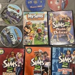 The Sims PC Game Lot – Sims 2 Expansions, SimCity 4, MySims (All Discs Included)