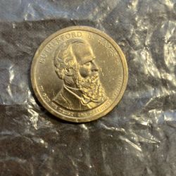 Rutherford B Hayes Dollar Coin