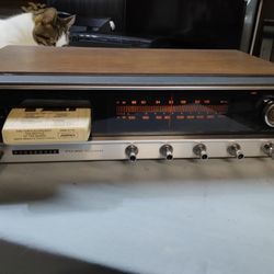 PANASONIC VINTAGE 1971 STEREO RECEIVER AMPLIFIER WITH 8 TRACK PLAYER 