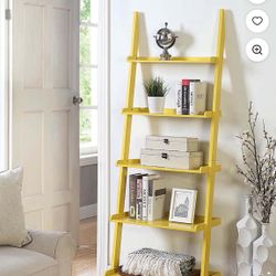Yellow Ladder Bookshelf - New In Box