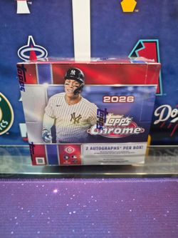 2026 Topps Chrome Baseball Jumbo Box