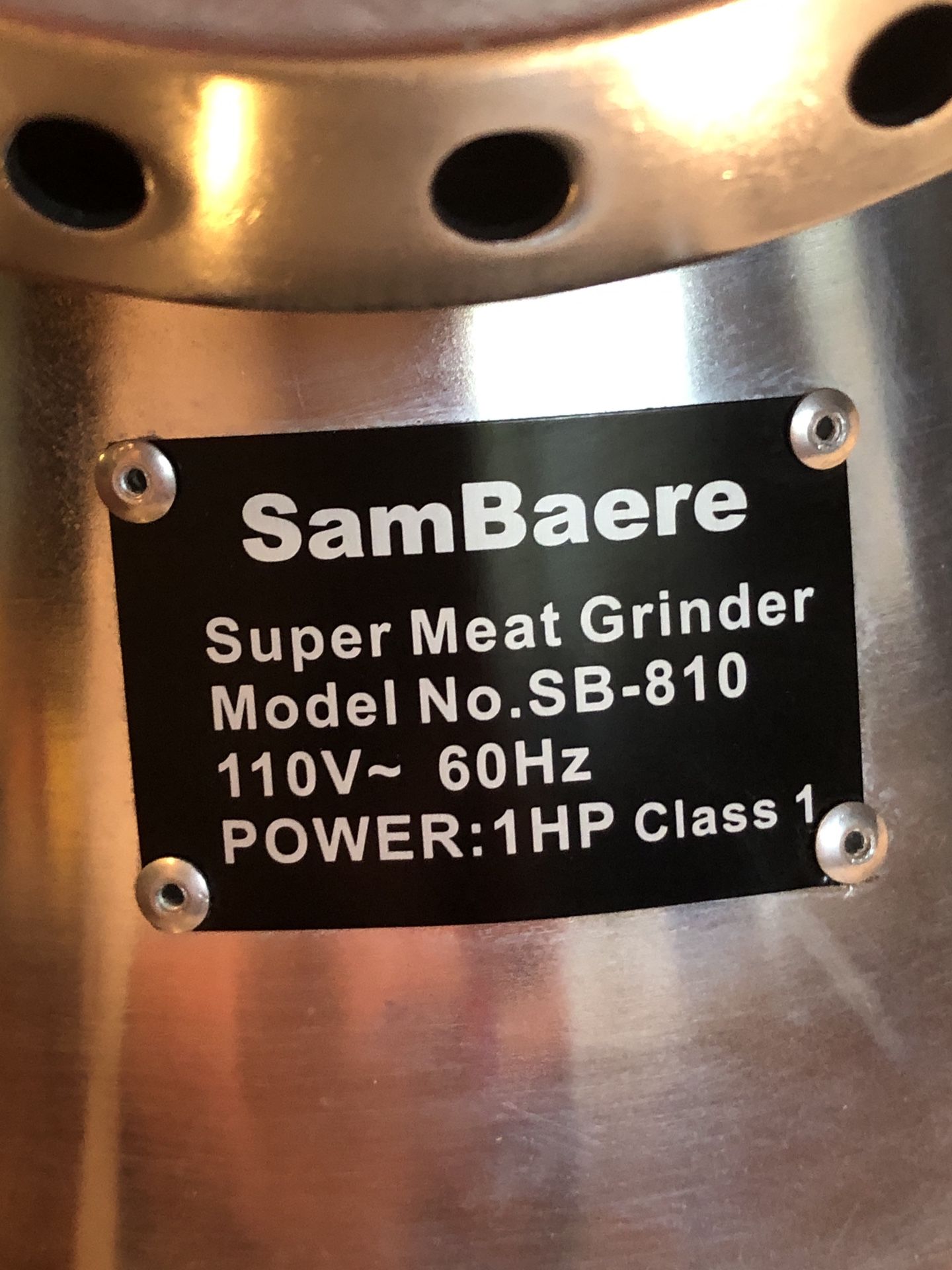 Sam Baere commercial meat grinder model SB 810 for Sale in