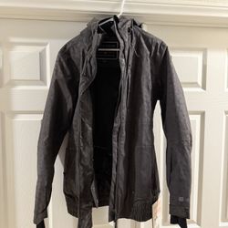 PWDR Room Women’s Relay Jacket – Size L Black Leopard Print Winter Coat Snowboarding Snow Ski Christmas Xmas Gift