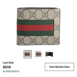 Gucci Bifold GG Supreme Wallet